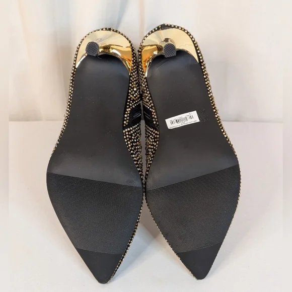 Torrid 7.5 WW Rhinestone Ankle Boots Glam Glitter Stiletto Heel Pointed Toe - Picture 10 of 14